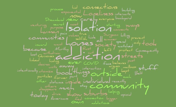 Isolation and Addiction