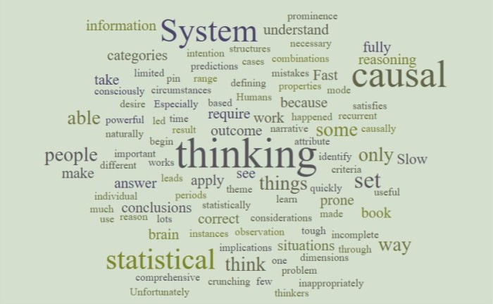 Causal Versus Statistical Thinking