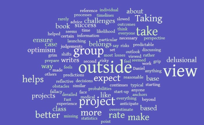 Take the Outside View