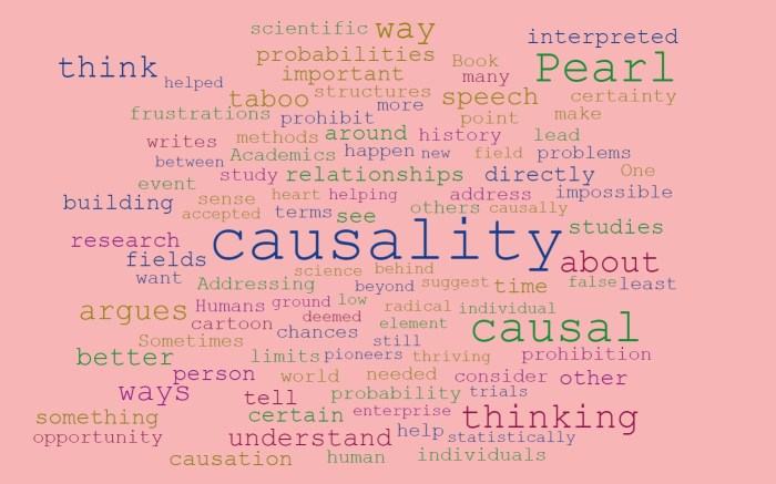 Talking About Causation - Judea Pearl - The Book of Why - Joe Abittan