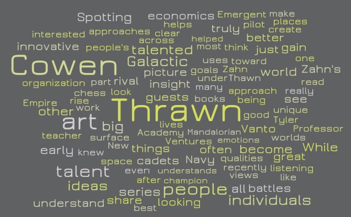 Tyler Cowen is Thrawn - Joe Abittan