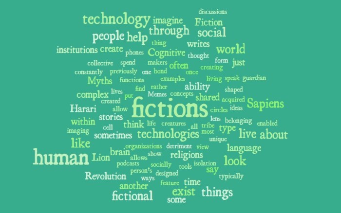 Fiction as a Technology - Yuval Noah Harari Sapiens - Joe Abittan