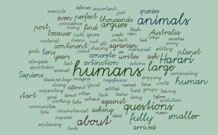 Evidence of Humans as Terrestrial Menaces