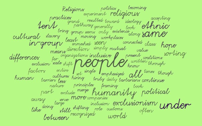 Imperialism's Influence as Humanity Shifted Away from Ethnic Exclusionism