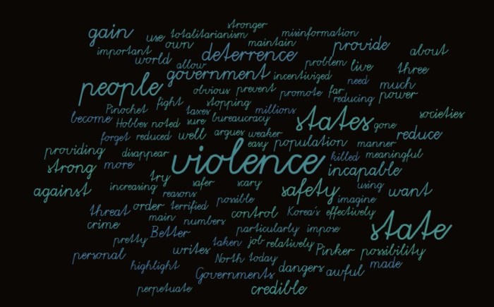 States, Civilization, & Reducing Violence