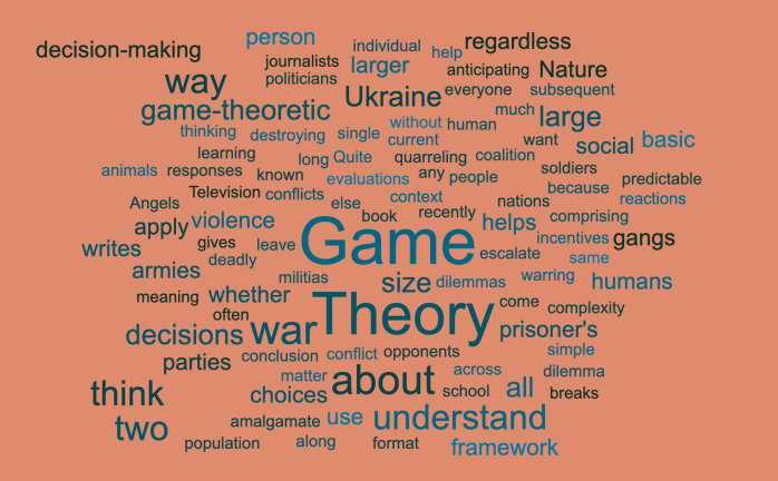 Street Gangs, Militias, Great Power Armies, & Game Theory